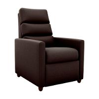 Poltrona Do Papai Confortável Reclinável Turin Matrix Suede Marrom - 3