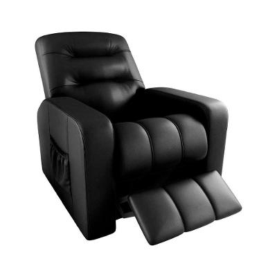 Poltrona Do Papai Reclinavel Para Descanço Azera Matrix Sintetico Preto