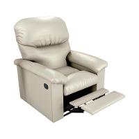 Poltrona Do Papai Luxo Premium Reclinavel Audi Matrix Sintetico Bege - 1