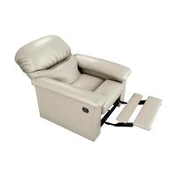 Poltrona Do Papai Luxo Premium Reclinavel Audi Matrix Sintetico Bege - 3