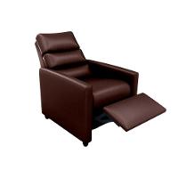 Poltrona Do Papai Confortável Reclinável Turin Matrix Sintetico Marrom - 1