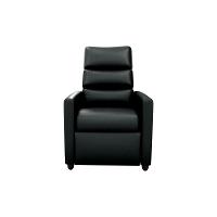 Poltrona Do Papai Confortável Reclinável Turin Matrix Sintetico Preto - 6