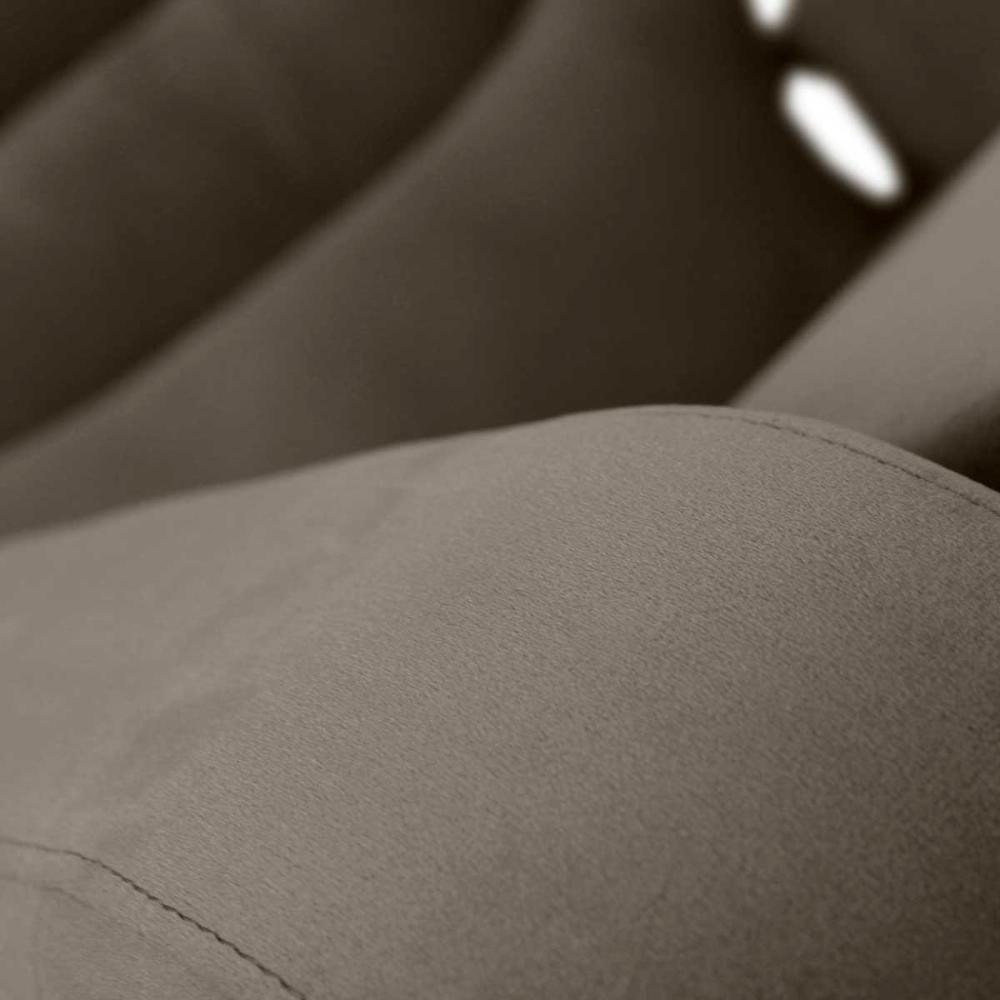 Poltrona Do Papai Reclinável Confortavél Punto Matrix Veludo Capuccino - 4