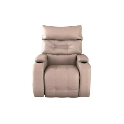 Poltrona Do Papai Reclinável E Giratória Luxo Premium Commander Matrix Sintetico Bege