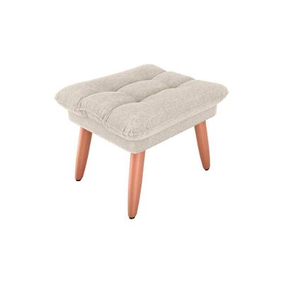 Puff Banqueta Nantes Matrix Boucle Bege