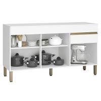 Balcao 3 Portas C/ Gaveteiro 1,50 Line C/ Tampo Supremo - 4