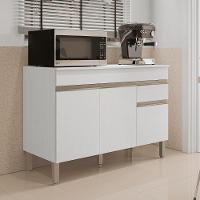 Balcao 3 Portas C/ Gaveteiro 1,20 Line C/ Tampo Supremo - 1