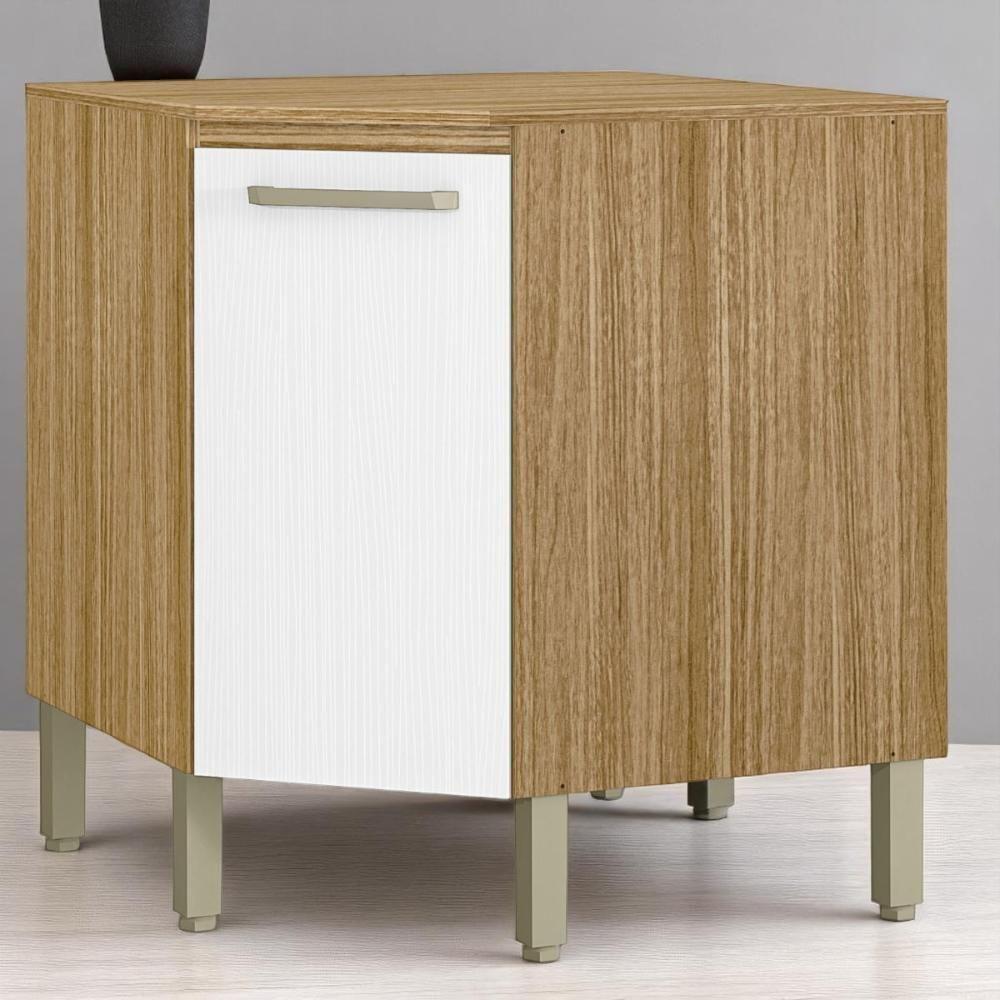 Balcão P/ Canto Obliquo C/ Tampo Freijó Supremo - 1