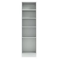 Paneleiro Madesa Agata 60 cm 3 Portas Branco e Cinza - 8