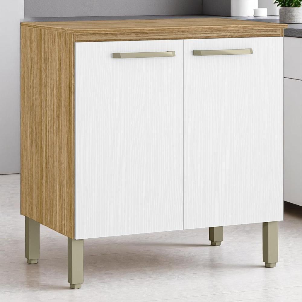 Balcão 2 Portas 800 C/ Tampo Lapis Freijó Supremo - 1