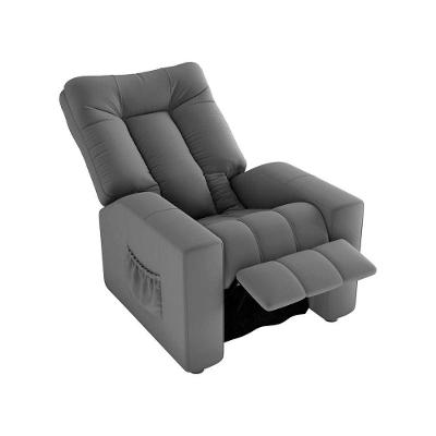 Poltrona Do Papai Reclinável Pallas Matrix Veludo Cinza