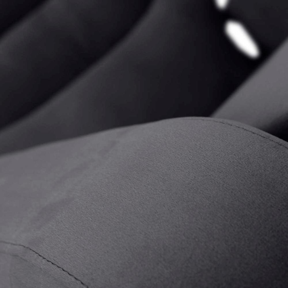 Poltrona Do Papai Reclinável Confortavél Punto Matrix Veludo Cinza - 5