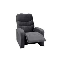 Poltrona Do Papai Reclinável Confortavél Punto Matrix Veludo Cinza - 2