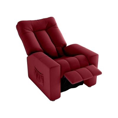 Poltrona Do Papai Reclinável Pallas Matrix Veludo Vinho