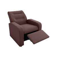 Poltrona Do Papai Reclinável Classic Matrix Suede Marrom - 3