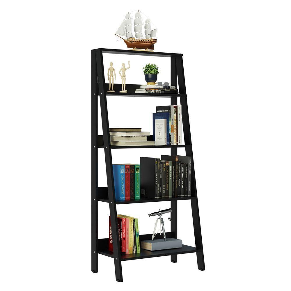 Conjunto Escritório Home Office Com Mesa Industrial + Estante Escada Preto/cinza Madesa Preto/cinza - 5