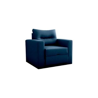 Sofa Cama Poltrona 1 Lugar Solteiro 0,90 Larg Marissol Matrix Suede Azul