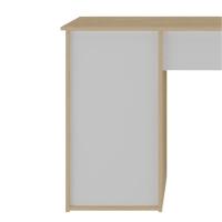 Mesa Para Escritório Escrivaninha Home Office Hall A02 Carvalho Branco - Lyam Decor - 7