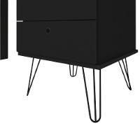 Mesa Para Escritório Escrivaninha Home Office Versa A02 Freijó Preto - Lyam Decor - 8