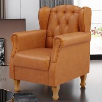 Kit 02 Poltronas Decorativas Para Sala De Estar Yara P02 Couríssimo Canela - Lyam Decor - 2