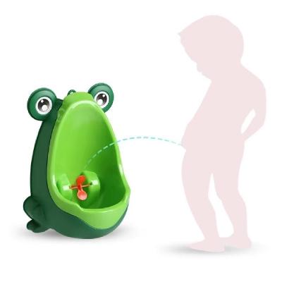 Pinico Infantil Sapinho Com Ventosa Mictorio De Parede Portatil Xixi Desfralde Troninho Bebe Baby Meninos Verde