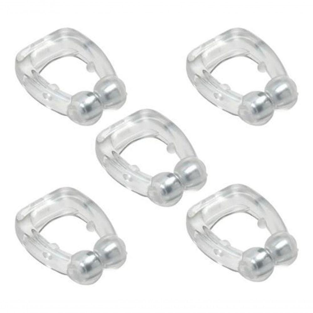 Kit 5 Clipes Magnético Com Imã De Nariz Anti-ronco - 1