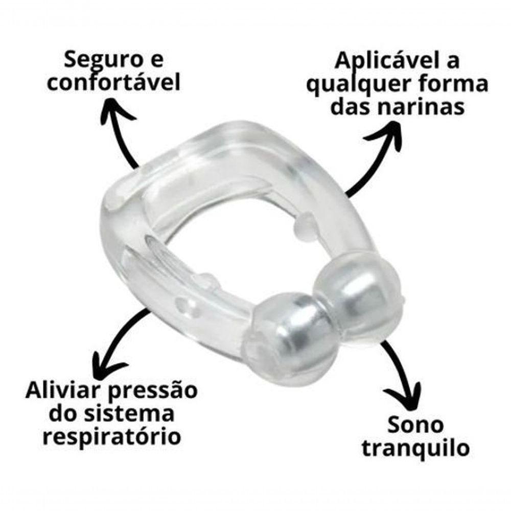 Kit 5 Clipes Magnético Com Imã De Nariz Anti-ronco - 2