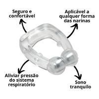 Kit 5 Clipes Magnético Com Imã De Nariz Anti-ronco - 2