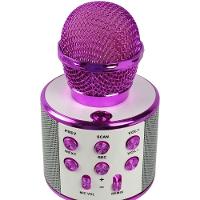 Microfone Karaokê Infantil Ws858 Pink Sem Fio Com Bluetooth - 2
