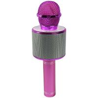 Microfone Karaokê Infantil Ws858 Pink Sem Fio Com Bluetooth - 3