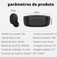 Fone De Ouvido A2s Bluetooth Tws In-ear - 6