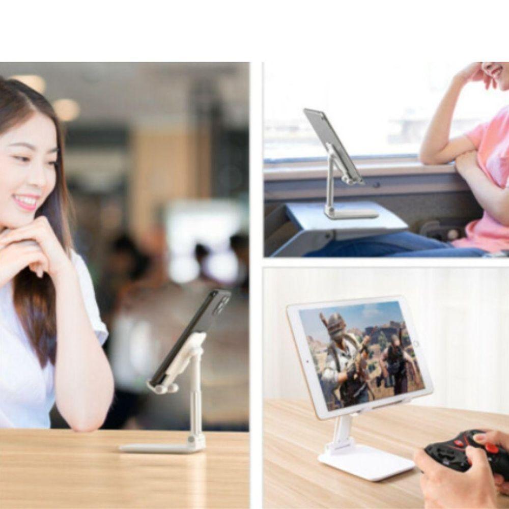 Suporte Para Celular Tablet De Mesa Dobrável Ajustável Je24 - 10