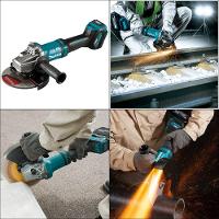 Esmerilhadeira Angular 230mm Sem Fio 40v Resistência Água Motor Bl Com Sistema Aws Ga038gz Makita