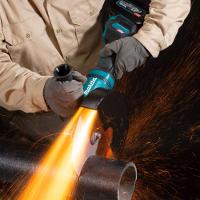 Esmerilhadeira Angular 230mm Sem Fio 40v Resistência Água Motor Bl Com Sistema Aws Ga038gz Makita - 7