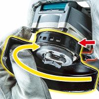 Esmerilhadeira Angular 125mm Sem Fio 40v Resistência Água Motor Bl Com Sistema Aws Ga047gz04 Makita - 3