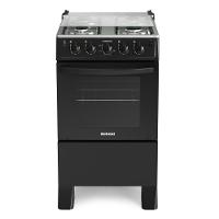 Fogão 4 Bocas Automático Star New Itatiaia Preto Bivolt - 1