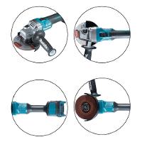 Esmerilhadeira Angular 125mm Sem Fio 40v Resistência Água Motor Bl Com Sistema Aws Ga029gz Makita - 7