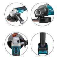 Esmerilhadeira Angular 125mm Sem Fio 18v 8500rpm Com Protetor Do Disco Punho Lateral Dga513z Makita - 7