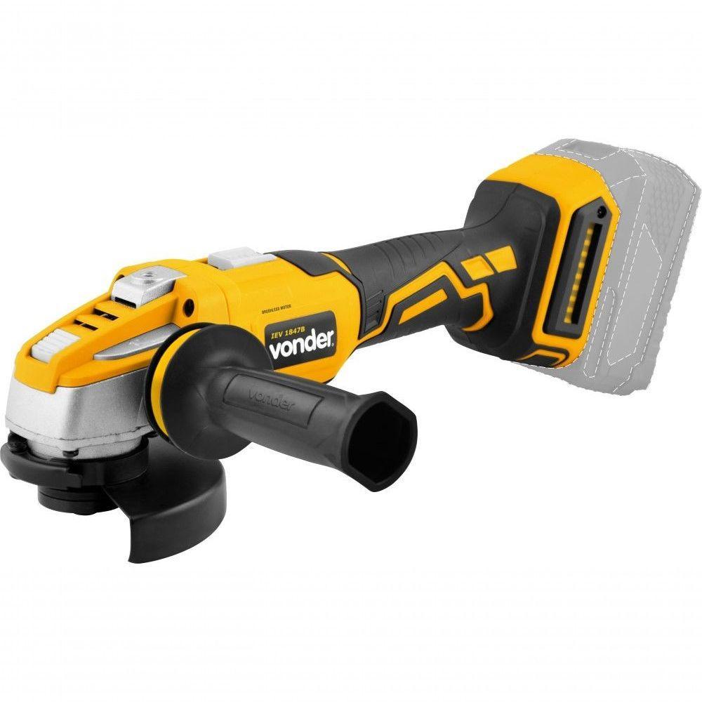 Esmerilhadeira 4.1-2'' Bateria Intercambiável De 18 V Sem Bateria E Sem Carregador Iev 1847b Vonder - 2