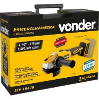Esmerilhadeira 4.1-2'' Bateria Intercambiável De 18 V Sem Bateria E Sem Carregador Iev 1847b Vonder - 3