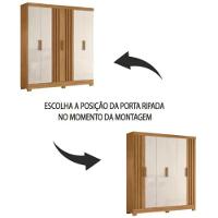 Conjunto Guarpa Roupa E Cômoda Moval Florença Freijo/off White - 3