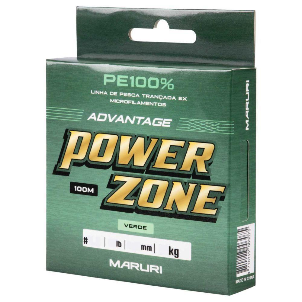 Linha Multifilamento Maruri Power Zone 8x 0,30mm 100m Verde - 5