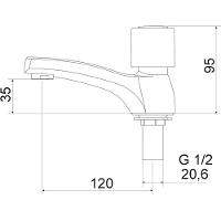 Torneira Para Banheiro Balcão Domus Meber - 2