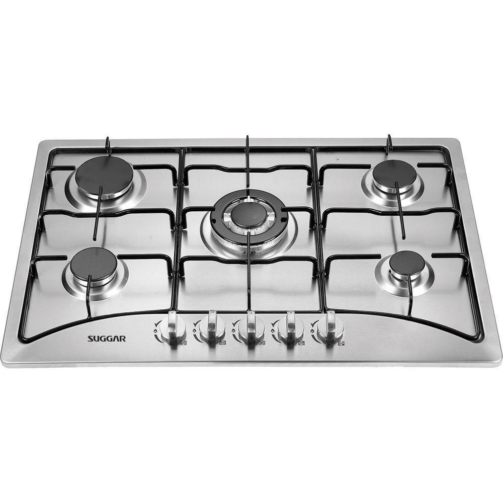 Cooktop 5 Bocas Aço Inox à Gás Suggar FG5135IX Inox Bivolt - 1
