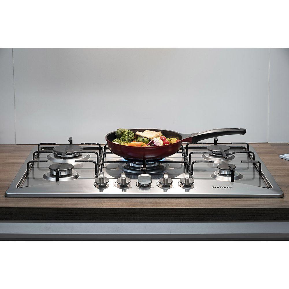 Cooktop 5 Bocas Aço Inox à Gás Suggar FG5135IX Inox Bivolt - 2
