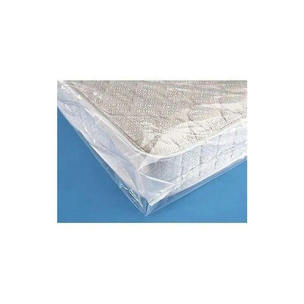 10 Saco Plástico P/ Embalar Colchão 90x250x0,14 Canelado - 1