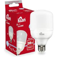 Lâmpada Led Globe Kian Base E-27 20w 6.5k Bivolt - 1