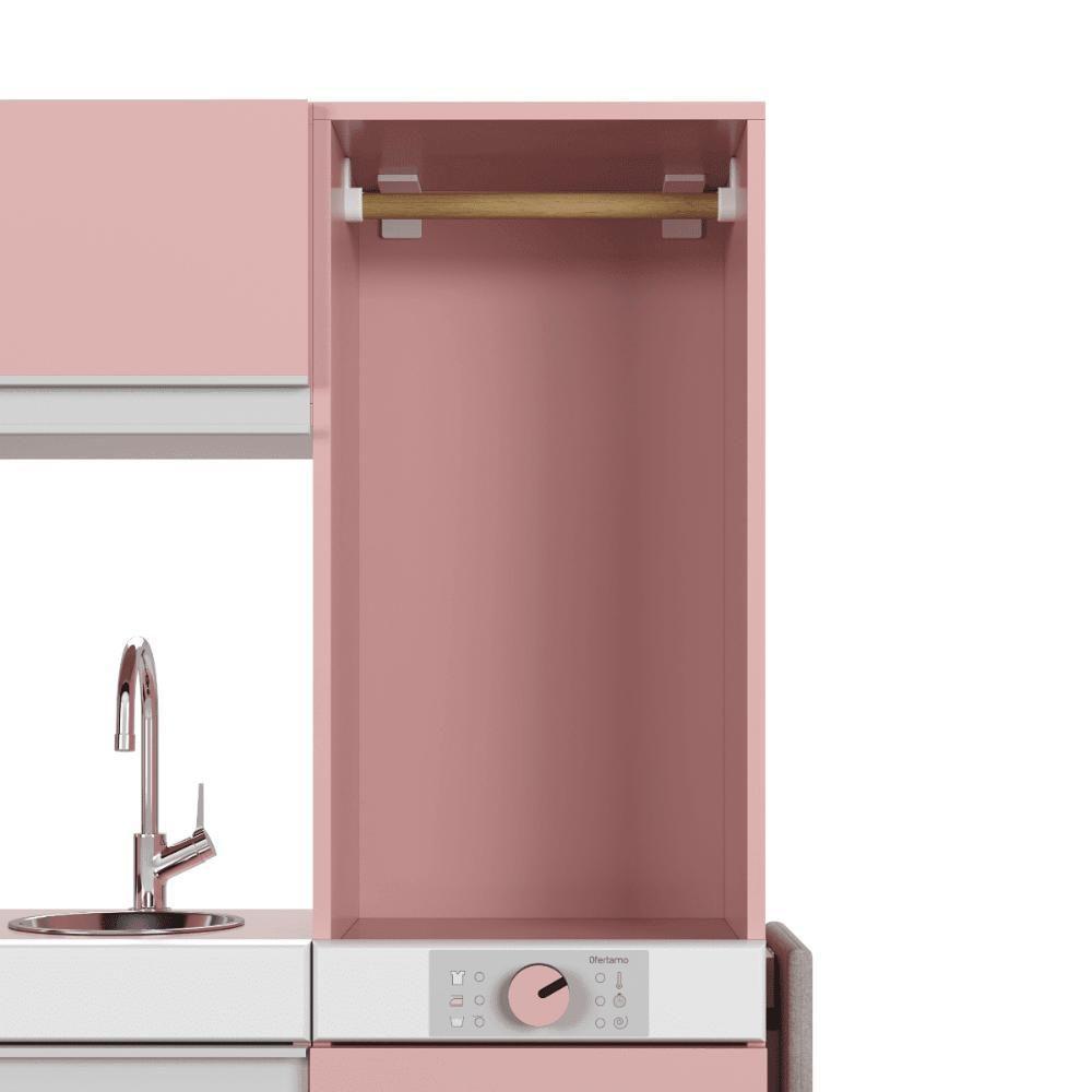Cozinha Infantil Luli C/ Refrigerador, Fogão, Micro-ondas, Máq. Lavar/tabua Passar Rose - 4