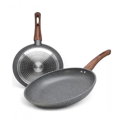 Panela Frigideira Antiaderente Cerâmica Indução 24cm Cinza Lehavi