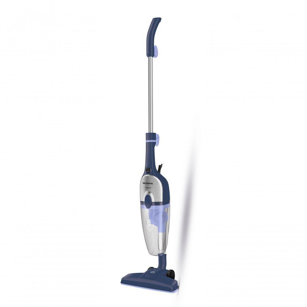 Aspirador De Pó Vertical Mondial Turbo Cycle HEPA AP-41-BLI 1550W Azul Escuro Com Inox 110V - 1